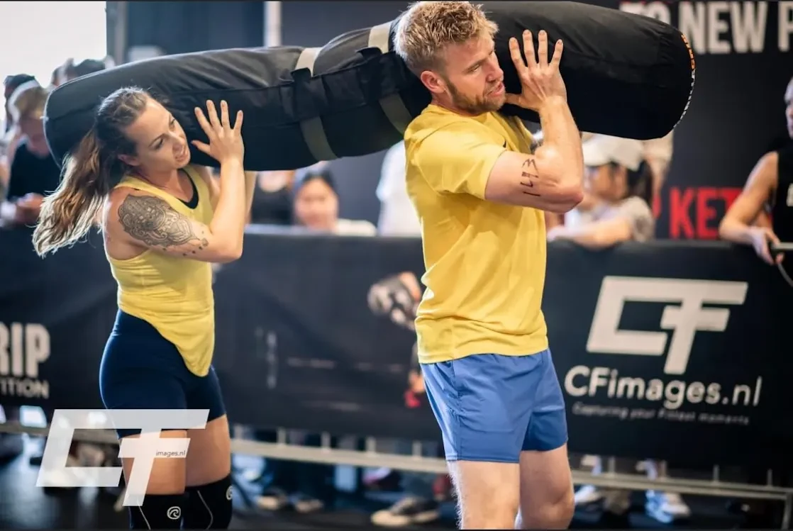 Kimberly in de CrossFit-box